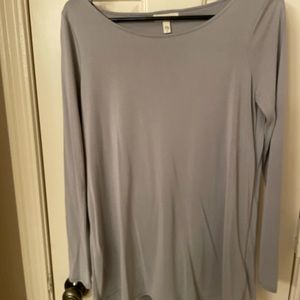 Open back long sleeve shirt